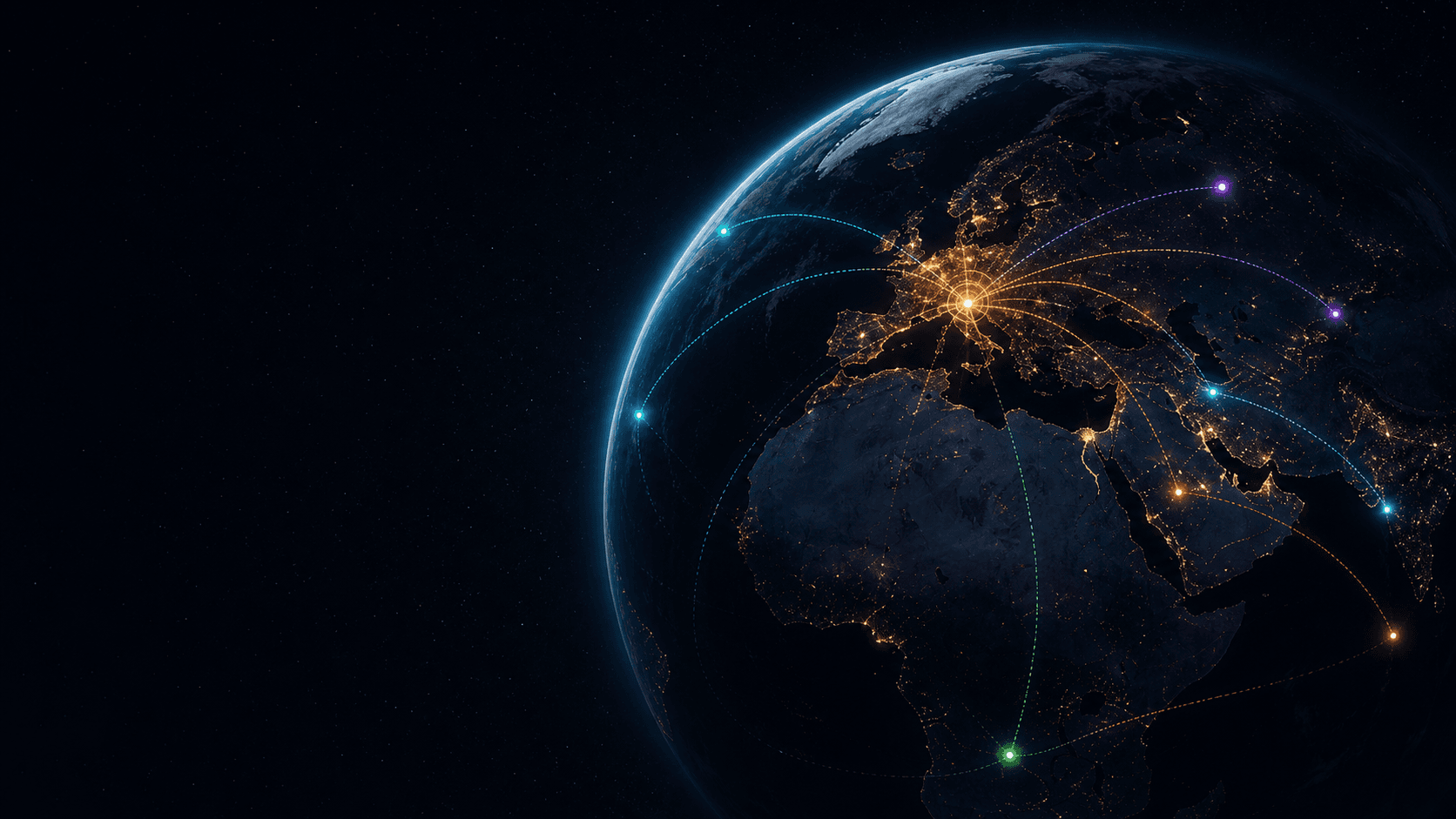 Illuminated global intelligence network
